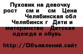 Пуховик на девочку рост 100см и 120см › Цена ­ 2 100 - Челябинская обл., Челябинск г. Дети и материнство » Детская одежда и обувь   